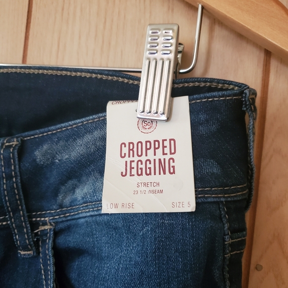 NWT SO BLUE CROPPED Women’s JEGGING Size 5 - Picture 3 of 10